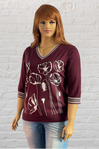 Джемпер «Цветы»-foto2