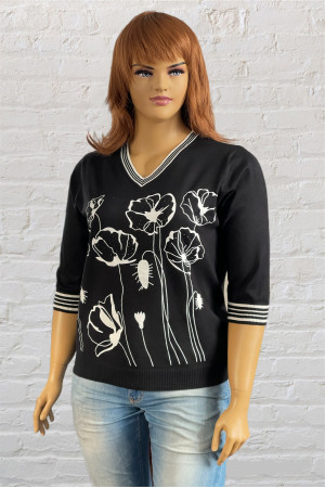 Джемпер «Цветы»-foto3
