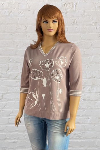 Джемпер «Цветы»-foto4