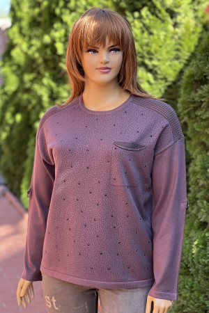 Светр зі стразами 5014-foto2