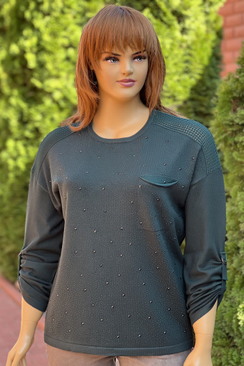 Светр зі стразами 5014-foto3