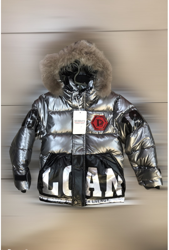 Зимняя модная детская куртка для мальчиков