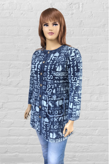 Кардиган «Газета»-foto2