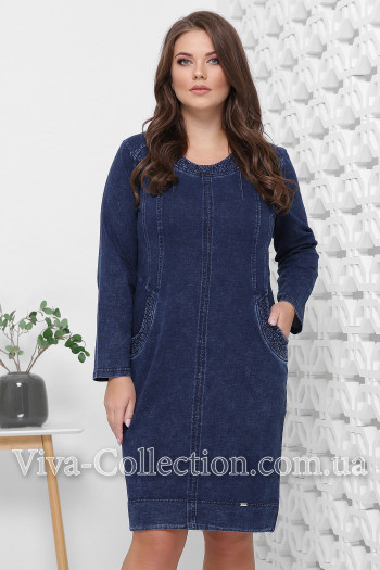 Платье джинс-foto2