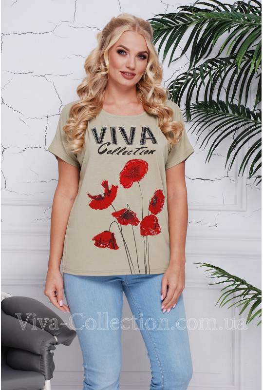 Женская хб футболка "ViVa"