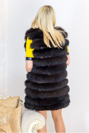 Жилет из меха песца, модель 003-foto2