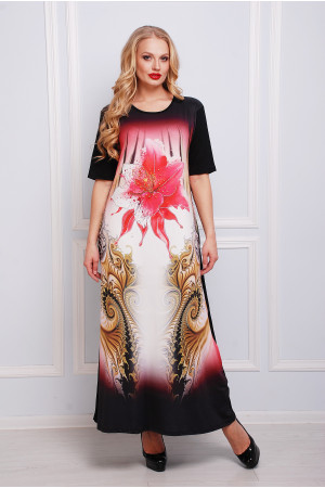 Платье в пол 9741