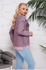 Нарядный женский свитер "Лабиринт"