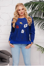 Стильный свитер с люрексом "Италия"