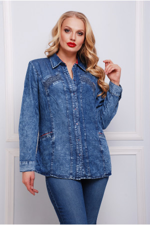 Рубашка джинсовая